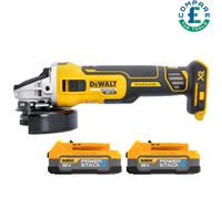 DeWalt DCG405N 18V XR Angle Grinder 125mm With 2 x 1.7Ah Batt