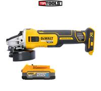Dewalt DCG405N 18V XR Brushless Angle Grinder 125mm with 1 x 1.7Ah Battery