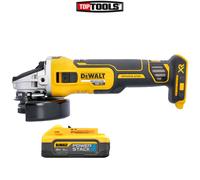 Dewalt DCG405N 18V XR Brushless Angle Grinder 125mm with 1 x 5.0Ah Battery