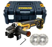 Dewalt Dcg405Nt 18V Xr Brushless Cordless 125mm Angle Grinder + 2 Diamond Blades