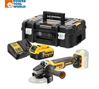 DeWalt DCG405P1 18v XR 125mm Brushless Angle Grinder Inc 1x 5.0Ah Battery