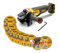 Dewalt Dcg406N 18V Xr Brushless Cordless 125mm Angle Grinder Paddle Switch +Disc