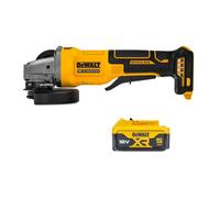 Dewalt Dcg408 18V Xr Cordless Brushless 125mm Angle Grinder With Paddle Switch With 1 X 5Ah Battery