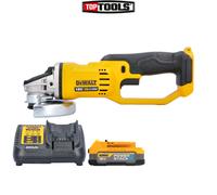 DeWalt DCG412 18V XR Angle Grinder 125mm With 1 x 1.7Ah Battery & Charger
