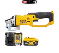 DeWalt DCG412 18V XR Angle Grinder 125mm With 1 x 5Ah Battery & Charger