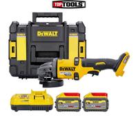 DeWALT DCG418X2-GB 54V XR FLEXVOLT 125mm Angle Grinder 2x9.0ah Batts