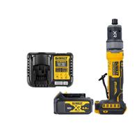 Dewalt Dcg420 18V Xr Compact Cordless Brushless Inline Die Grinder With 1 X 4Ah Battery & Charger
