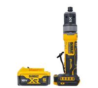 Dewalt Dcg420 18V Xr Compact Cordless Brushless Inline Die Grinder With 1 X 5Ah Battery