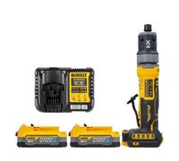 Dewalt Dcg420 18V Xr Compact Cordless Brushless Inline Die Grinder With 2 X 1.7Ah Powerstack Batteries & Charger