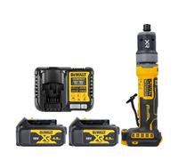 Dewalt Dcg420 18V Xr Compact Cordless Brushless Inline Die Grinder With 2 X 4Ah Batteries & Charger