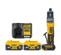 Dewalt Dcg420 18V Xr Compact Cordless Brushless Inline Die Grinder With 2 X 5Ah Batteries & Charger