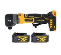 Dewalt Dcg421N 18V Xr Brushless Compact Right Angle Die Grinder - Includes 2X 4Ah Batteries