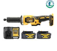 DeWalt DCG426 18V Brushless 125mm Die Grinder + 2 x 4Ah Batt & Charger