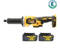 DeWalt DCG426 18V Brushless 125mm Die Grinder With 2 x 4.0Ah Batteries