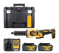 Dewalt Dcg426N 18V Xr Cordless Brushless 125mm Die Grinder With 2 X 4.0Ah Batteries, Charger & Dwst1-71195 Case