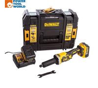 DeWalt DCG426P2-GB 18v XR Brushless Die Grinder Inc 2x 5.0Ah Batts