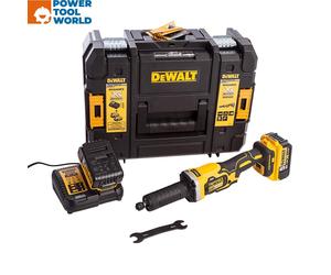 DeWalt DCG426P2-GB 18v XR Brushless Die Grinder Inc 2x 5.0Ah Batts