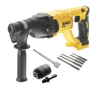 Dewalt Dch033N 18V Brushless Sds Hammer Drill 3 Mode Bare Tool + Sds Bits Chuck