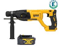 DeWalt DCH133 18V Cordless Brushless SDS Plus Hammer Drill with 1 x 5.0Ah Battery & Charger