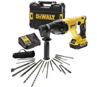 Dewalt Dch133M1 18V Brushless Sds Hammer Drill 3 Mode + 17 Piece Bit Set Point