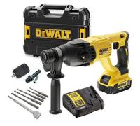 Dewalt Dch133M1 18V Brushless Sds Hammer Drill 3 Mode 1X4Ah Tstak + Chuck +Bits