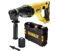 Dewalt Dch133N 18V Brushless Sds Hammer Drill 3 Mode Bare + Tstak Case + Chuck