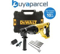 Dewalt Dch133N 18V Brushless Sds Hammer Drill 3 Mode Bare + Tstak + Chuck +Bits