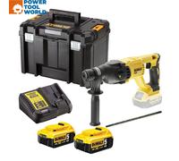 DeWalt DCH133P2 18v XR Brushless SDS+ Plus Hammer Drill Inc 2x 5.0Ah Batts