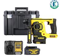 Dewalt DCH253 18V XR SDS+ Hammer Drill With 1 x 4.0Ah Battery, Charger & Case