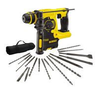 Dewalt Dch253N 18V 3Kg Sds+ Rotary Hammer Drill Bare + 17 Piece Sds Chisel Set