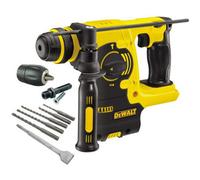 Dewalt Dch253N 18V 3Kg Sds+ Rotary Hammer Drill Bare + 5 Piece Sds Set + Chuck