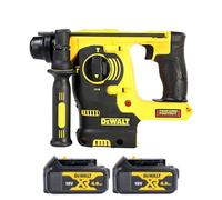 DeWalt DCH253N 18V SDS+ Hammer Drill with 2 x 4.0Ah DCB182 Batteries