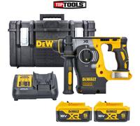 Dewalt DCH273 18V Brushless SDS+ Hammer Drill + 2x 5Ah Batteries, Charger & Case