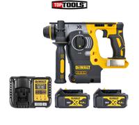 DeWalt DCH273 18V XR Brushless SDS+ Hammer Drill + 2 x 4Ah Batteries & Charger