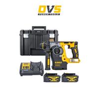 DeWalt DCH273M2 18V XR Brushless SDS Plus Rotary Hammer Drill - 2x 4.0Ah Batts &
