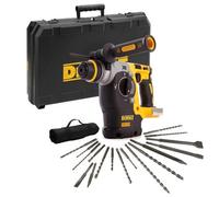 Dewalt Dch273N Cordless Xr 18V Sds Brushless Hammer Drill + Case + 17 Piece Set