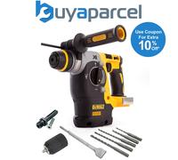 Dewalt DCH273N XR 18v SDS Brushless Hammer Drill + SDS Bits Chisel + Chuck