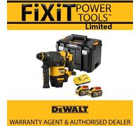 DEWALT DCH333X2-GB FlexVolt XR Brushless SDS-Plus Hammer 54 Volt 2 x 9.0/3.0Ah Li-Ion