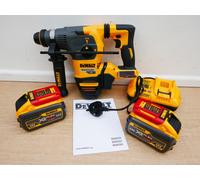 DeWalt DCH333X2 54V XR FLEXVOLT SDS PLUS Hammer Drill 2 X 9 AH +Toughcase