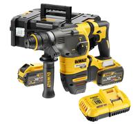 DeWalt DCH334 54v XR Cordless Brushless FLEXVOLT SDS Hammer Drill 2 x 9ah Li-ion