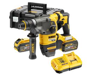 DeWalt DCH334 54v XR Cordless Brushless FLEXVOLT SDS Hammer Drill 2 x 9ah Li-ion
