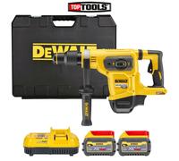 DeWalt DCH481X2-GB 54V XR Flexvolt Brushless SDS Max Hammer Drill with 2x 9.0Ah