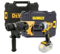 Dewalt Dck2023 18V Xr Cordless Kit - Dcf787 Impact Dch133N Sds Drill Bare Tstak