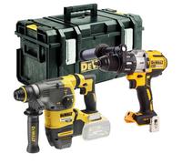 Dewalt Dck2033 Flexvolt 54V Dch333 Sds Hammer Dcd996 Combi Drill Bare + Case
