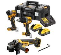 Dewalt Dck2050H2T 18V Xr Brushless Powerstack Combi Hammer + Impact + Grinder