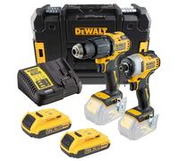 Dewalt DCK2062D2 18v Brushless DCD709 Combi Drill DCF809 Impact Driver 2 x 2.0ah