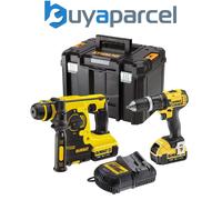 Dewalt DCK206M2T 18V Twin Pack DCD785 Combi Drill + DCH253 SDS Hammer + 4ah