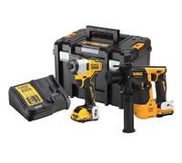 DeWalt DCK2104L2T 12v XR Cordless SDS Drill and Impact Driver Kit 2 x 3ah Li-ion Charger Case