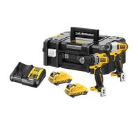 DEWALT DCK2110L2 XR Brushless Sub-Compact Twin Pack 12V 2 x 3.0Ah ...