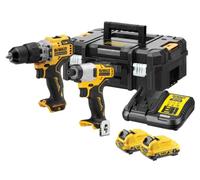 DeWalt DCK2111L2T 12v XR Cordless Brushless Combi Drill and Impact Driver Kit